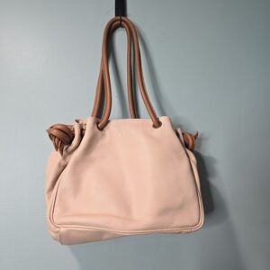 Sundance Light Pink Pebbled Grain Leather Purse